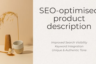 write seo optimized product descriptions