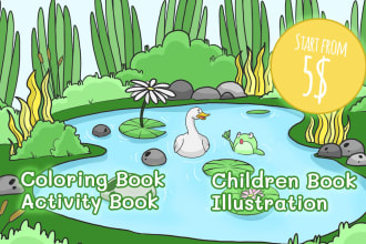 draw cartoon coloring activity children book