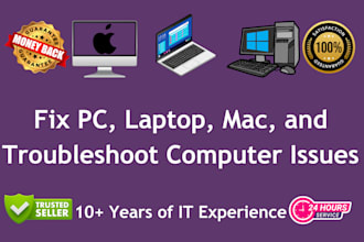 repair, and fix your windows 10,11 mac computer, laptop, pc