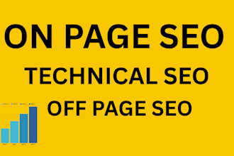 do monthly on page seo and off page for google first page
