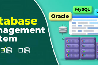 create a database design and queries in oracle,ms access