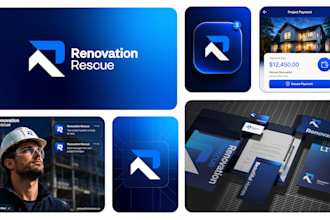 design a modern logo, brand identity, style guide and branding kit