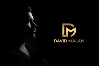 design a modern minimalist monogram or personal brand logo