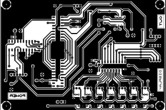 draw professional PCB printed circuit board schematic
