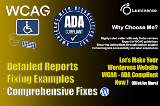 audit and fix your website for wcag accessibility ada compliance