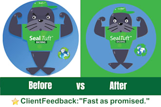 do vector tracing mascot and logo design from image to print ready vector