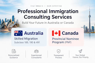 help you immigrate to australia or canada