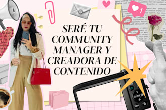 tu community manager y creadora de contenido de instagram