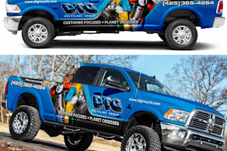 make a perfect truck wrap design