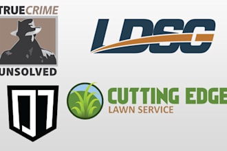 create a professional modern logo for you or your business