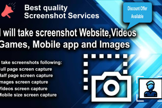 take screenshots from anything