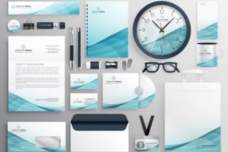 design awesome branding stationary according to your need