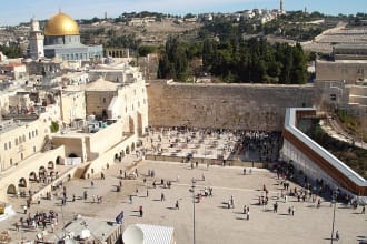 place a note with a prayer or request in the Western Wall   the KOTEL
