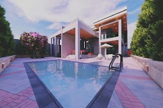 create 3d modeling and rendering your dream house