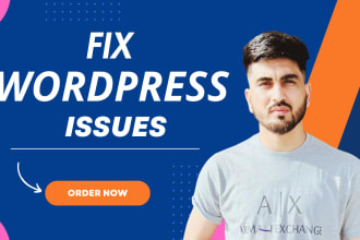 fix wordpress issues, errors, bugs, css, provide wp help