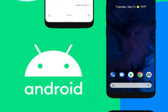 develop an android apps or will be android developer for you