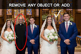 clean up your images by removing objects or people in photoshop
