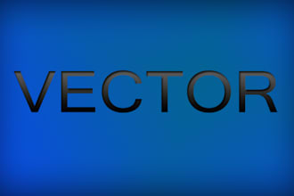 make your logo in to a vector