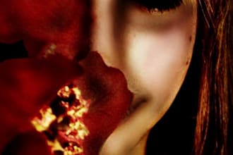 create a demonic photoshop picture of your face