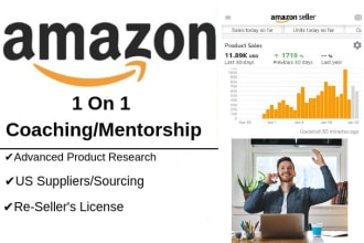 provide you amazon wholesale fba 1on1 mentorship