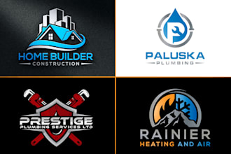do plumbing heating air conditioning hvac oil gas  home logo