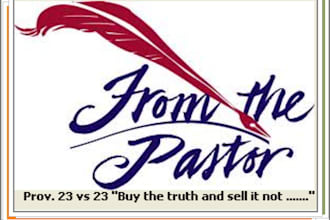 write well structured biblical sermon or message for you
