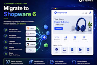 seamlessly migrate your ecommerce business to shopware 6