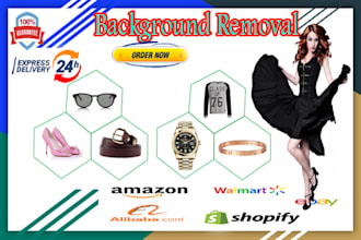 photo edit and background removal 1000 images