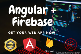 develop your angular web application with firebase
