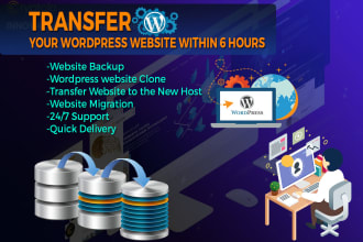 migrate wordpress website, clone or backup