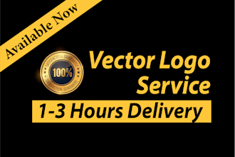 redraw or convert logo vector from low quality graphics