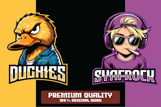 design avatar logo for mascot, twitch, pfp, youtube, vtuber, streamer