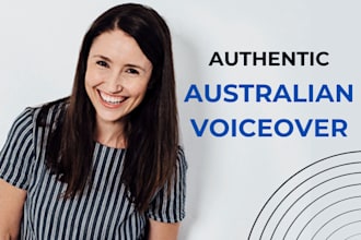 record a genuine australian voice over