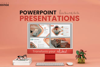 design powerpoint business presentations and slideshow video