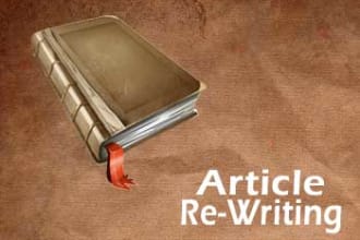 reWrite Any 5 Articles up to 1,000 words each