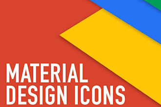 design 5 professional icons for your choice