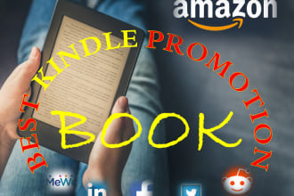promote your kindle book to millions of real,active readers
