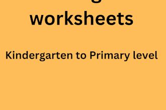 create english, math, and science worksheets on canva