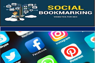 create best quality 100 bookmarks on social sites