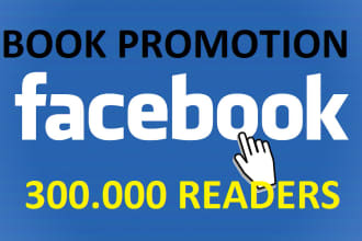 promote your book on facebook to 300,000 readers