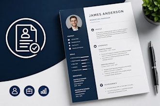 do a professional resume or CV design