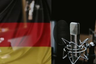 record a german or english voiceover with a female german accent