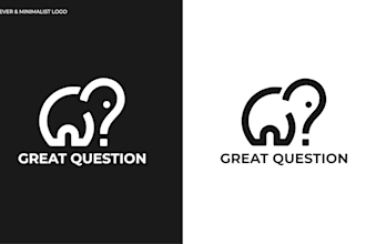 design a clever negative space and minimalist logo