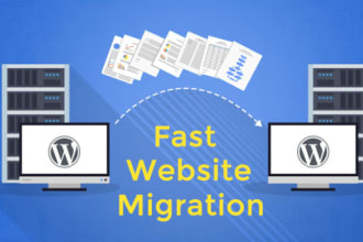 migrate wordpress website to new hosting accurately