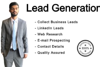be your b2b lead generation and web research
