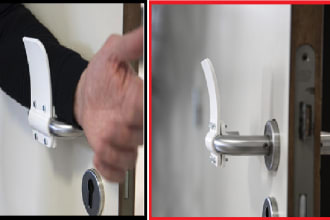 provide 3d printable stl file of hands free door opener