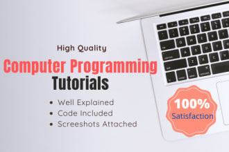 write computer programming tutorial and articles