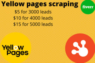 all data scraping of yellow pages, business directory