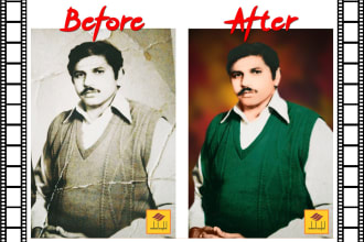 do background removal restore old photos and skin retouching