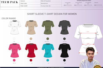 do fashion design apparel tech pack